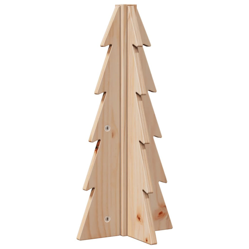 Weihnachtsbaum Holz zum Schmücken 49 cm Massivholz Kiefer