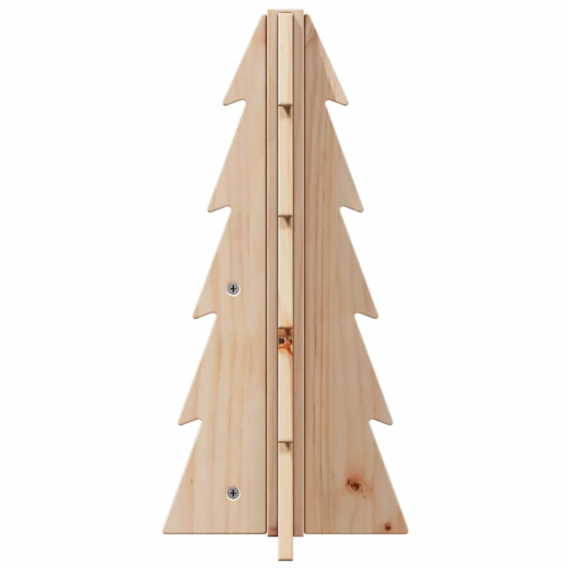 Weihnachtsbaum Holz zum Schmücken 49 cm Massivholz Kiefer