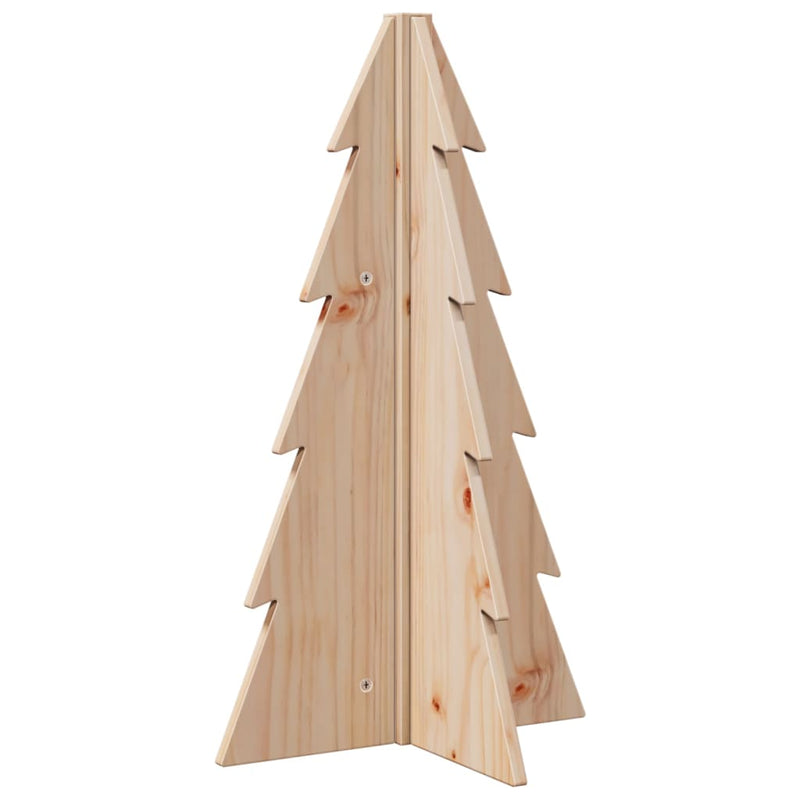 Weihnachtsbaum Holz zum Schmücken 69,5 cm Massivholz Kiefer