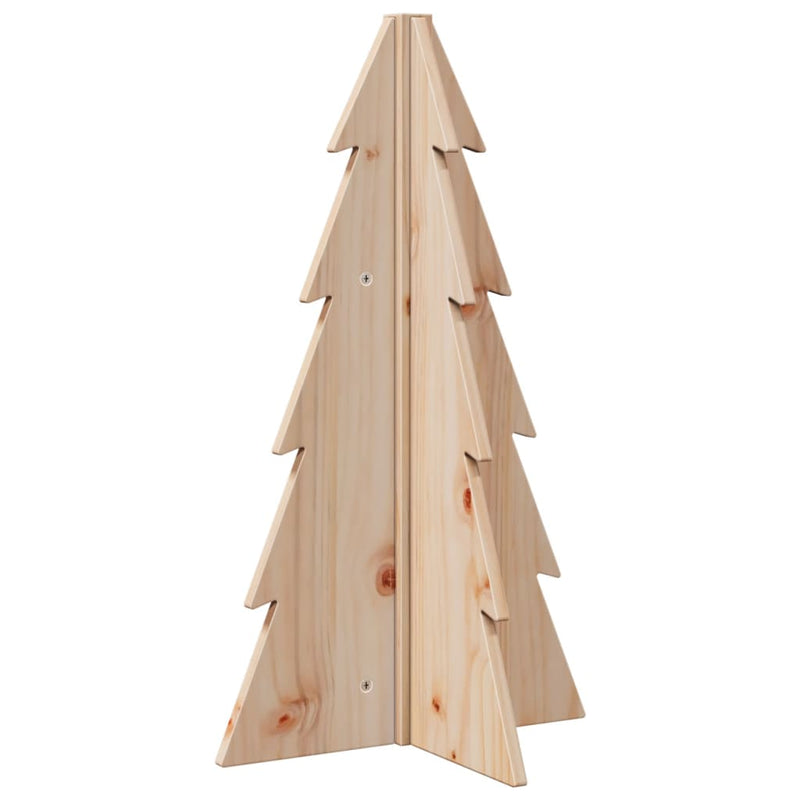 Weihnachtsbaum Holz zum Schmücken 69,5 cm Massivholz Kiefer