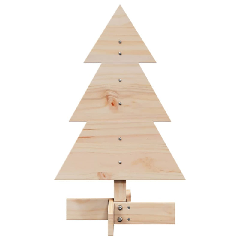 Weihnachtsbaum Holz zum Schmücken 60 cm Massivholz Kiefer