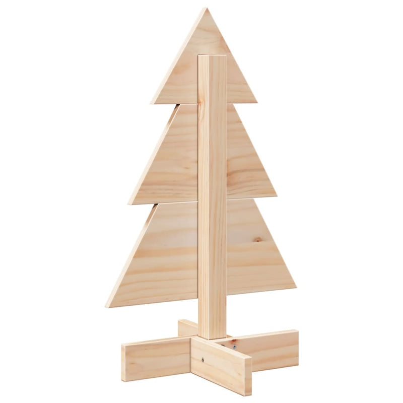 Weihnachtsbaum Holz zum Schmücken 60 cm Massivholz Kiefer