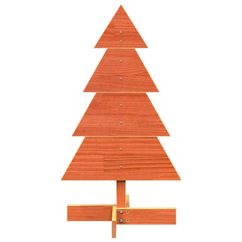 Weihnachtsbaum Holz zum Schmücken 80 cm Massivholz Kiefer