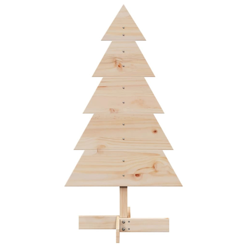 Weihnachtsbaum Holz zum Schmücken 100 cm Massivholz Kiefer