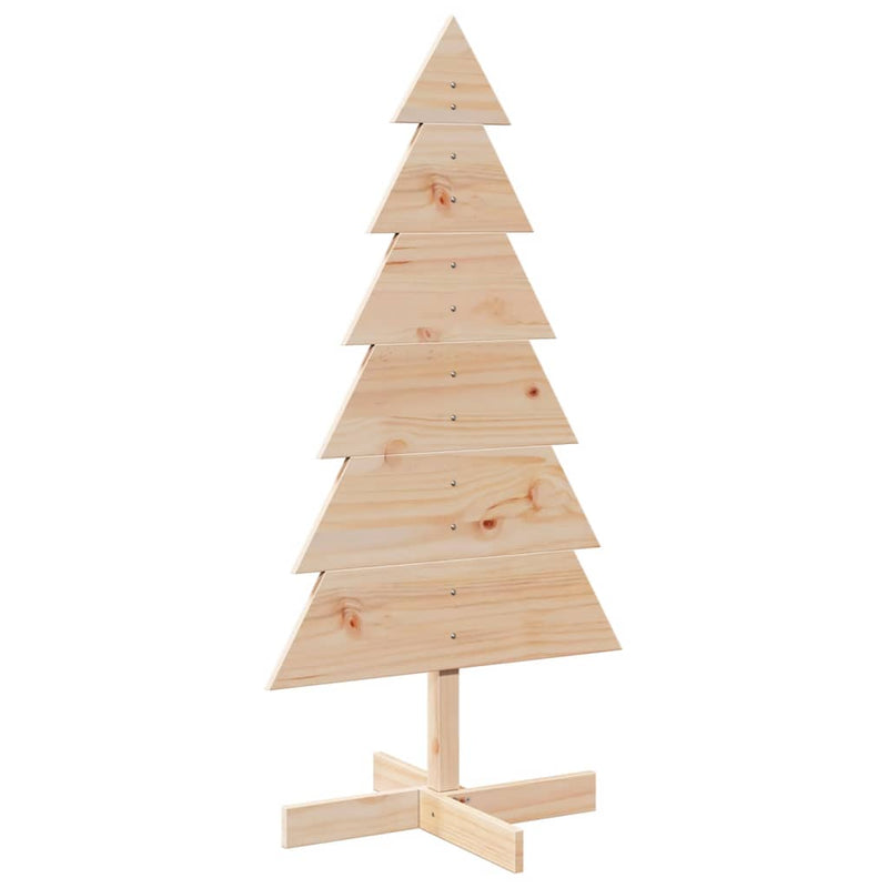 Weihnachtsbaum Holz zum Schmücken 120 cm Massivholz Kiefer