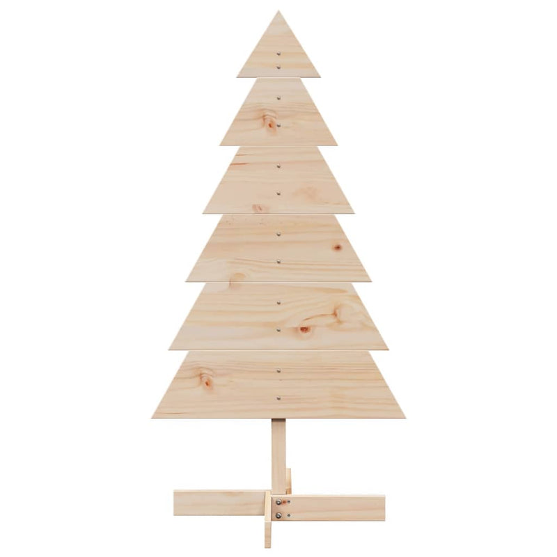 Weihnachtsbaum Holz zum Schmücken 120 cm Massivholz Kiefer