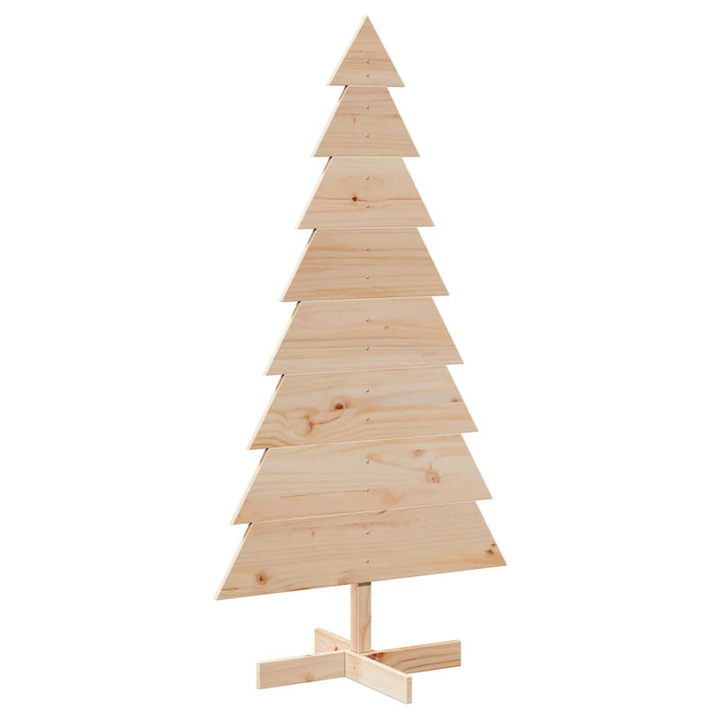 Weihnachtsbaum Holz zum Schmücken 150 cm Massivholz Kiefer