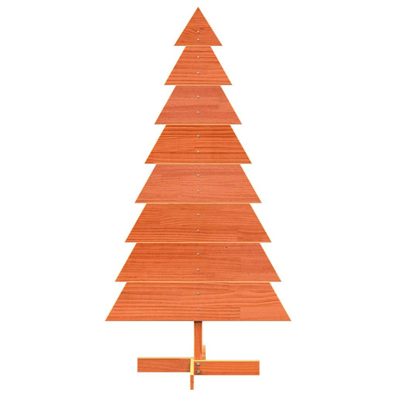 Weihnachtsbaum zum Schmücken Wachsbraun 150cm Massivholz Kiefer