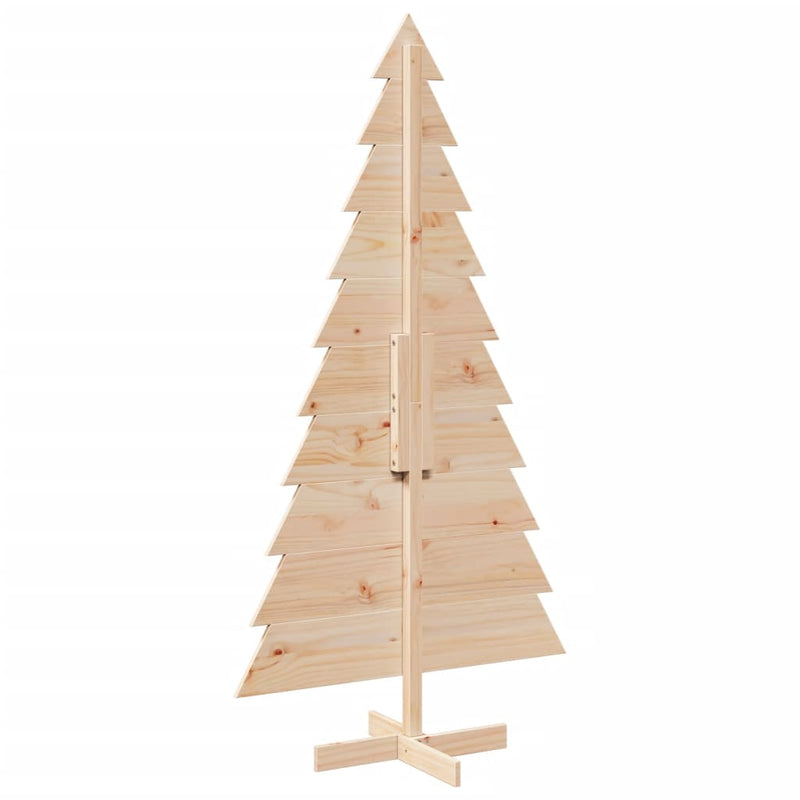 Weihnachtsbaum Holz zum Schmücken 180 cm Massivholz Kiefer