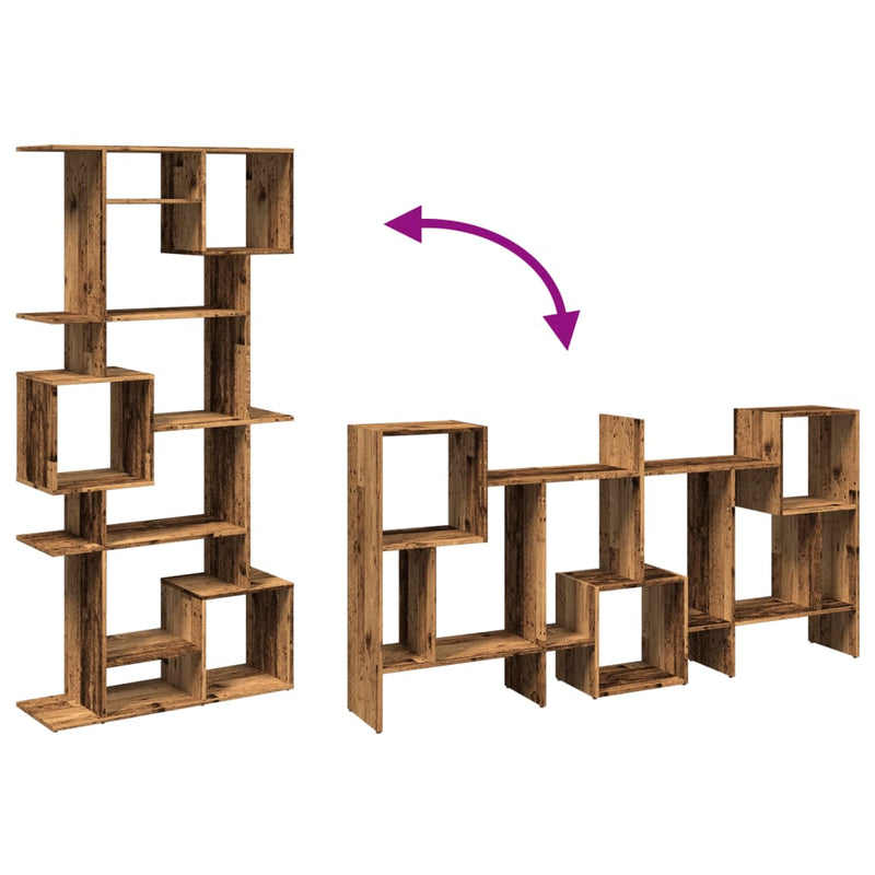 Bücherregal Räuchereiche 92x29x188 cm Holzwerkstoff