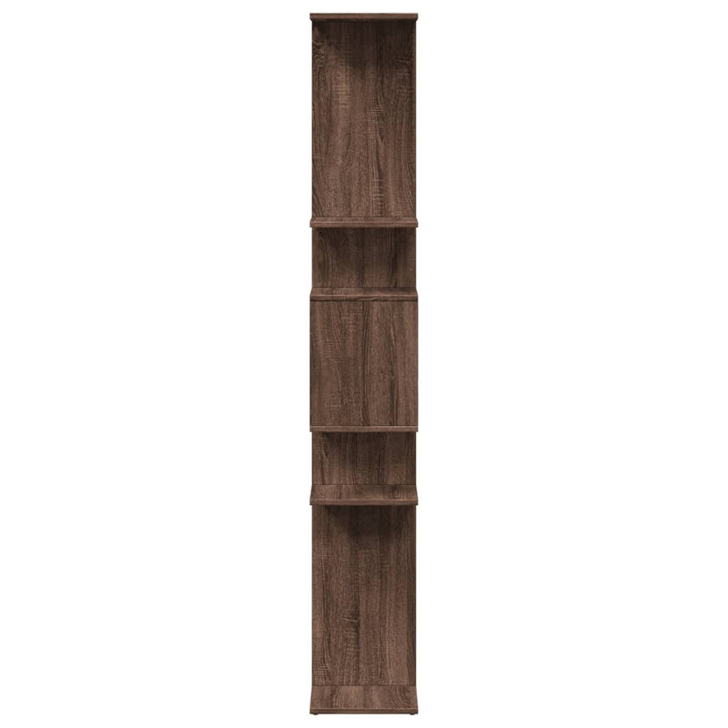 Bücherregal Braun Eichen-Optik 92x29x188 cm Holzwerkstoff