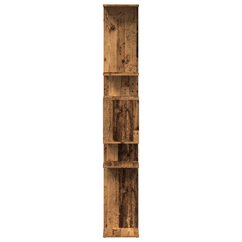 Bücherregal Altholz-Optik 92x29x188 cm Holzwerkstoff