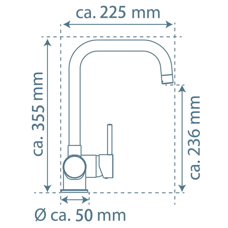 EISL Spültischarmatur FUTURA Schwarz