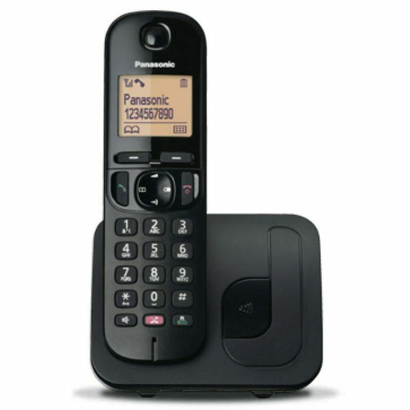 Kabelloses Telefon Panasonic Schwarz 1,6"