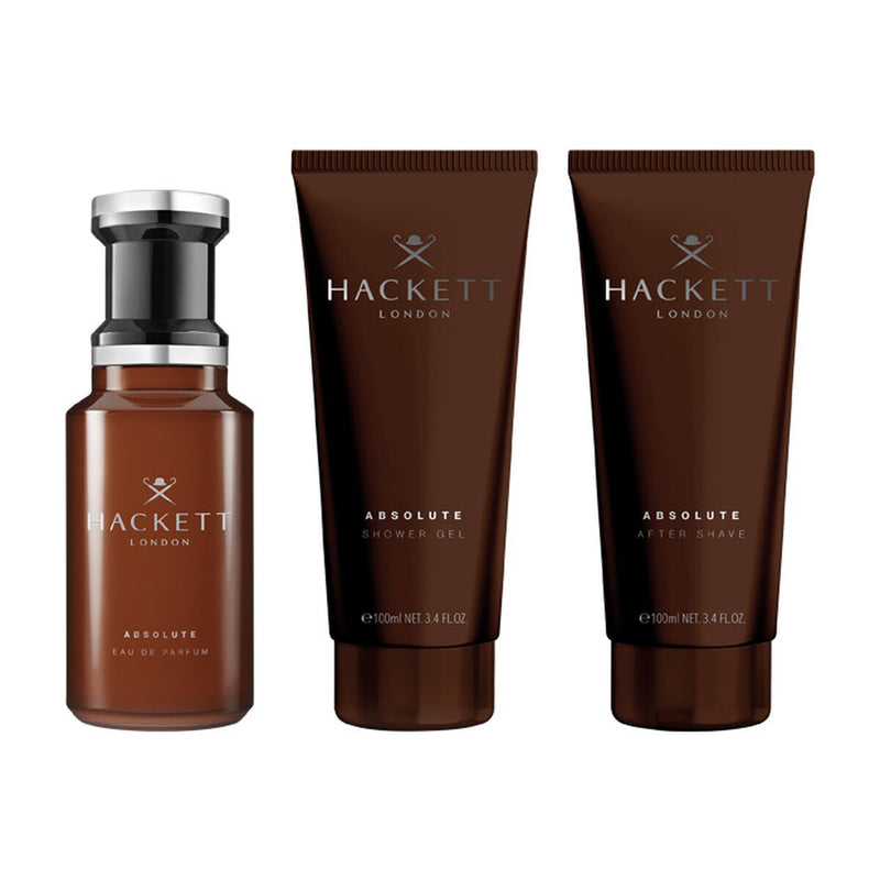 Set mit Herrenparfüm Hackett London EDP Absolute 3 Stücke