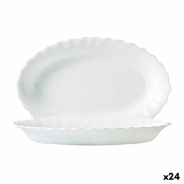 Kochschüssel Luminarc Trianon Weiß Glas (22 cm) (24 Stück)