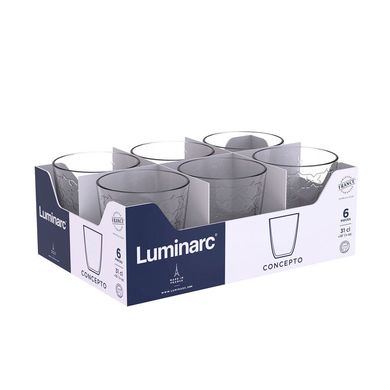 Trinkglas Luminarc Concepto Durchsichtig Glas 310 ml (24 Stück)