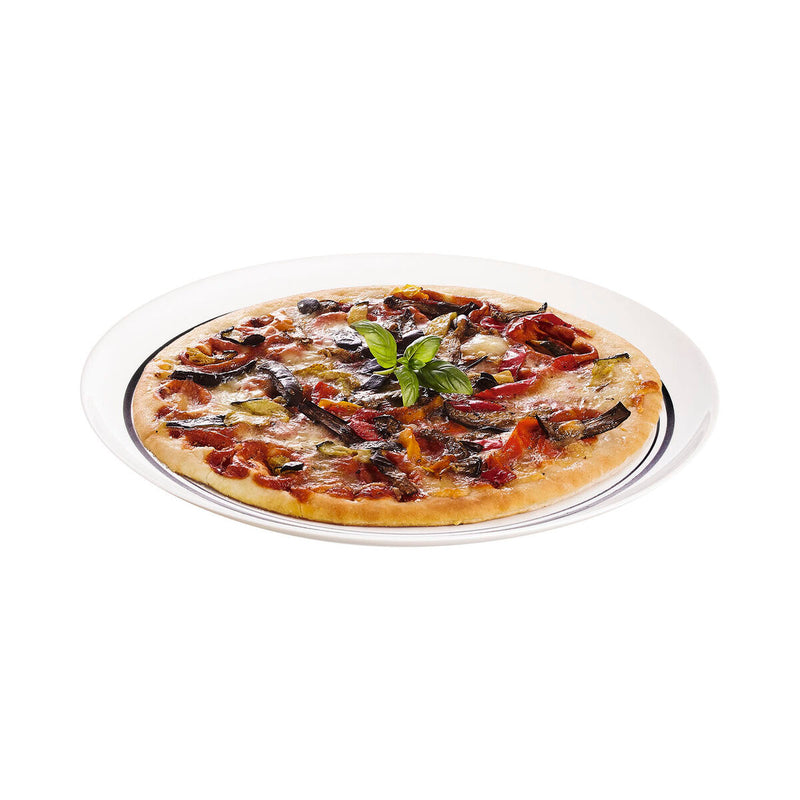 Pizzateller Luminarc Firend's Time Bistro Weiß Schwarz Glas Ø 32 cm (12 Stück)