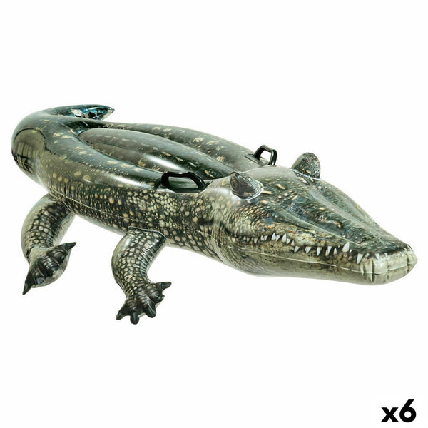 Aufblasbare Figur für Pool Intex Krokodil 86 x 20 x 170 cm (6 Stück)