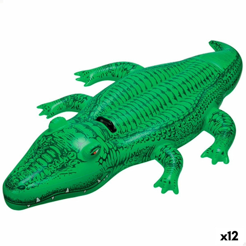 Aufblasbare Figur für Pool Intex Krokodil 168 x 86 cm (12 Stück)