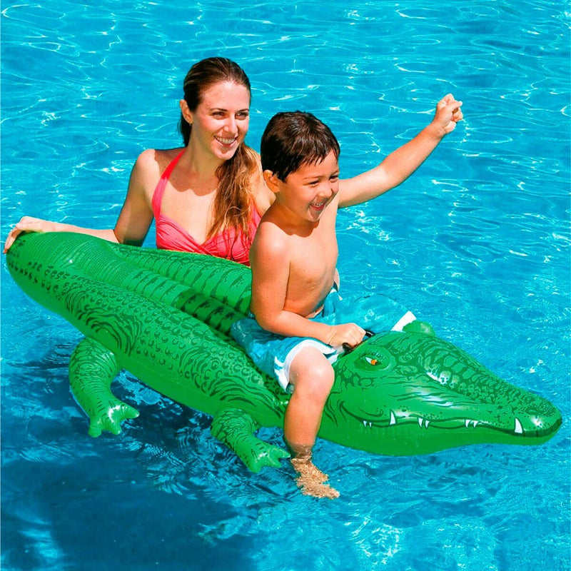Aufblasbare Figur für Pool Intex Krokodil 168 x 86 cm (12 Stück)