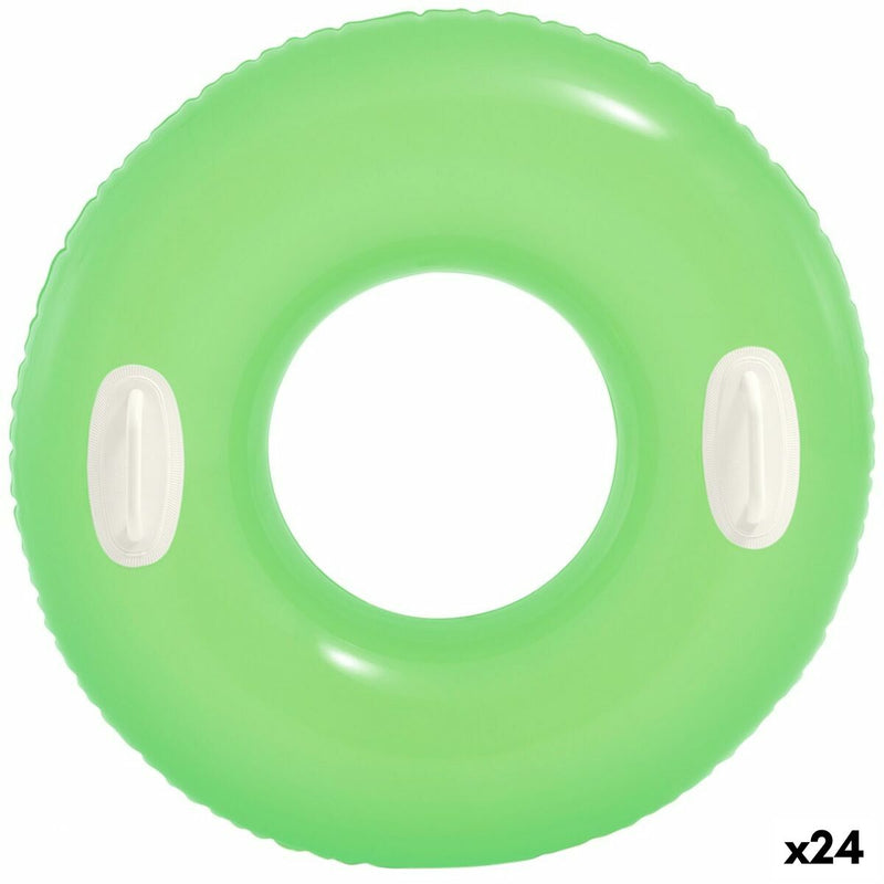 Aufblasbarer Donut-Schwimmhilfe Intex 76 x 15 x 76 cm (24 Stück)