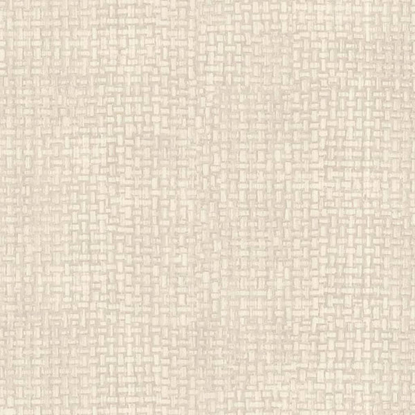 couleurs & matières Tapete Wicker Natural Beige und Cremeweiß