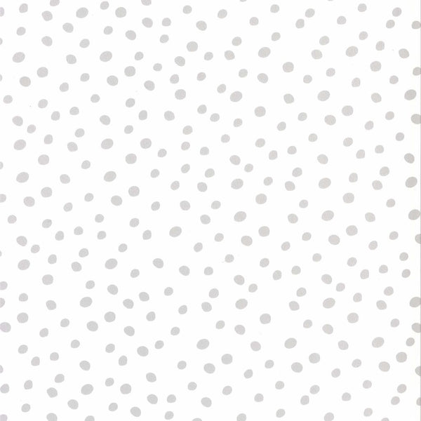 Fabulous World Tapete Dots Weiß und Grau 67106-1