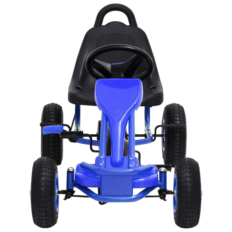 Pedal Go-Kart mit Luftreifen Blau