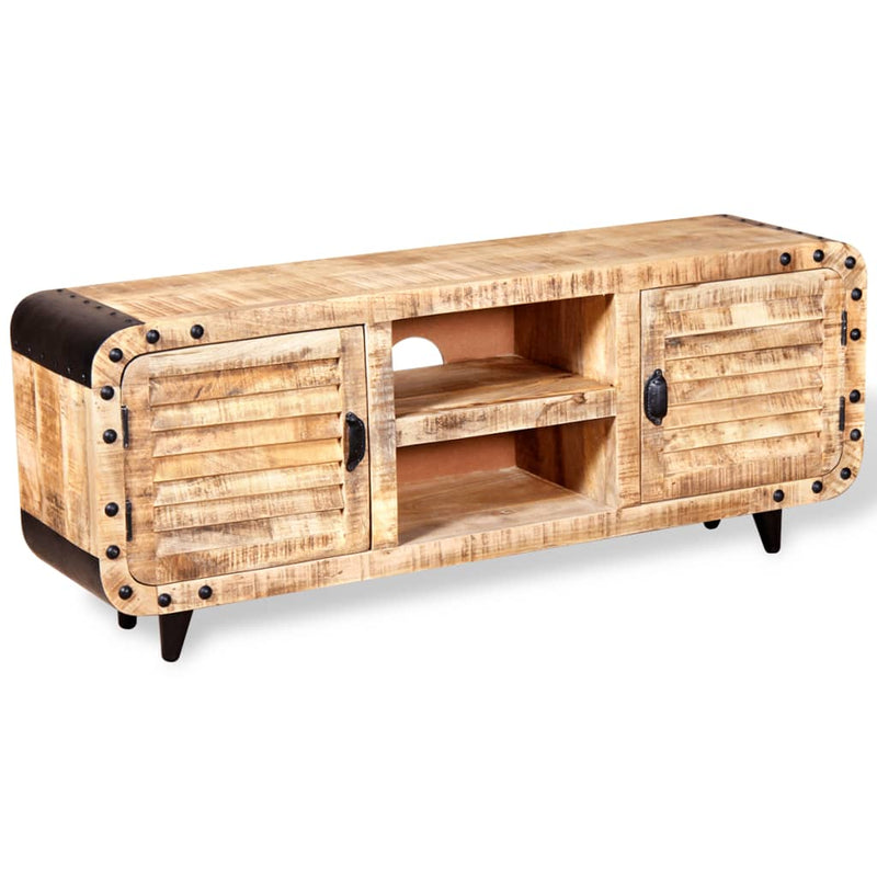 TV-Schrank Raues Mangoholz 120 x 30 x 50 cm