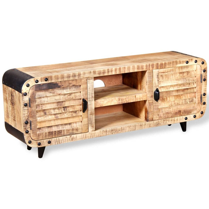 TV-Schrank Raues Mangoholz 120 x 30 x 50 cm