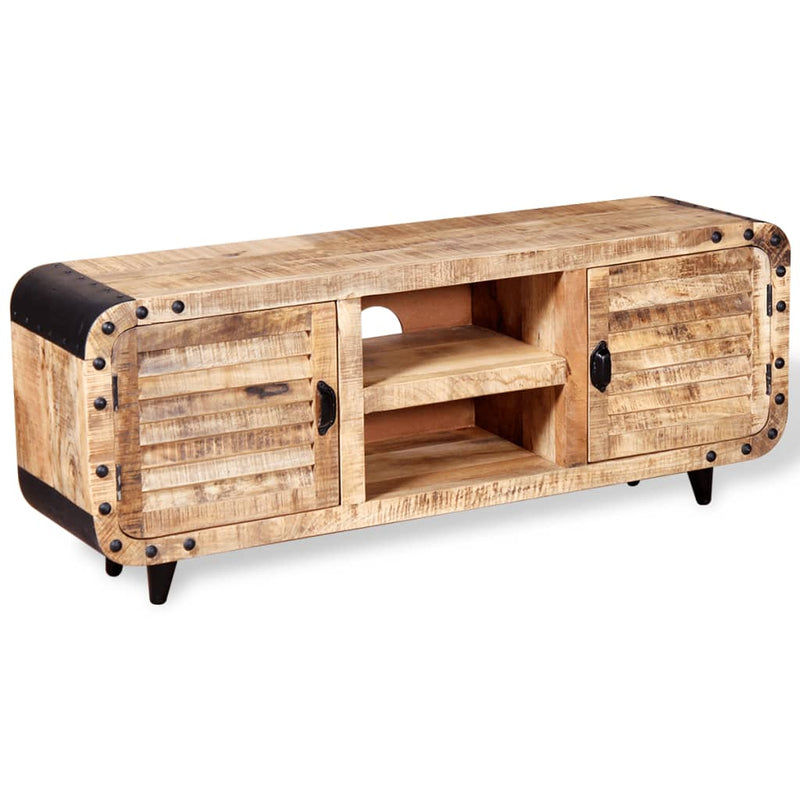 TV-Schrank Raues Mangoholz 120 x 30 x 50 cm