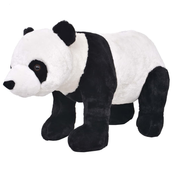 Plüschtier Panda Stehend Plüsch Schwarz und Weiß XXL