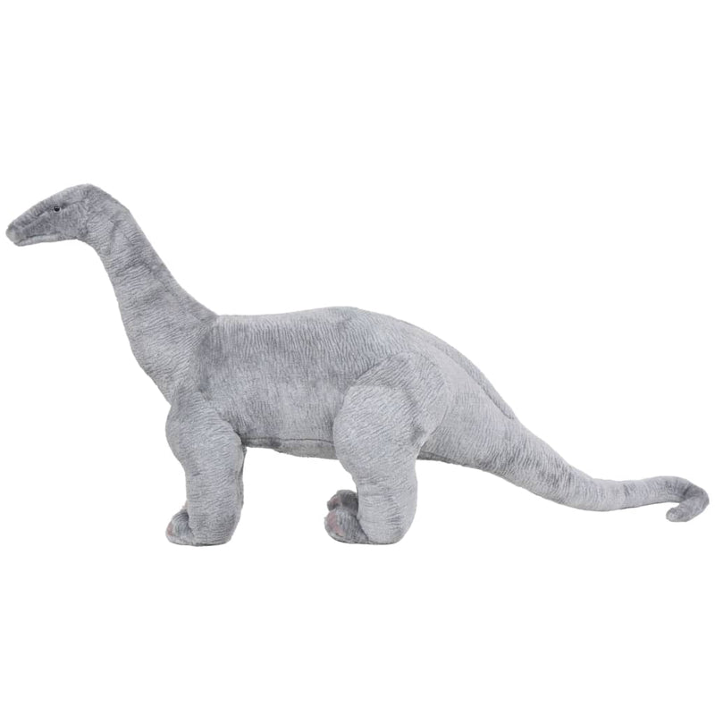 Plüschtier Brachiosaurus Stehend Plüsch Grau XXL