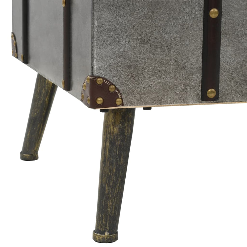 Couchtisch MDF und Aluminium 102 x 51 x 47,5 cm