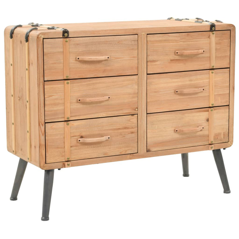 Schubladenschrank Tannenholz Massiv 91 × 35 × 73 cm