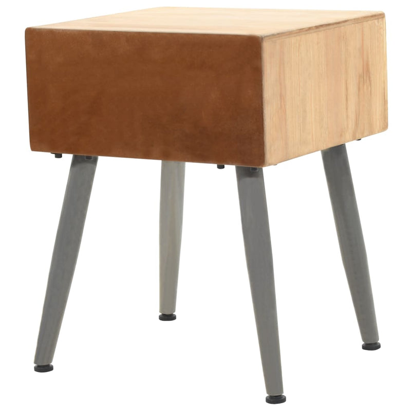 Nachtisch Tannenholz Massiv 43 × 38 × 50 cm