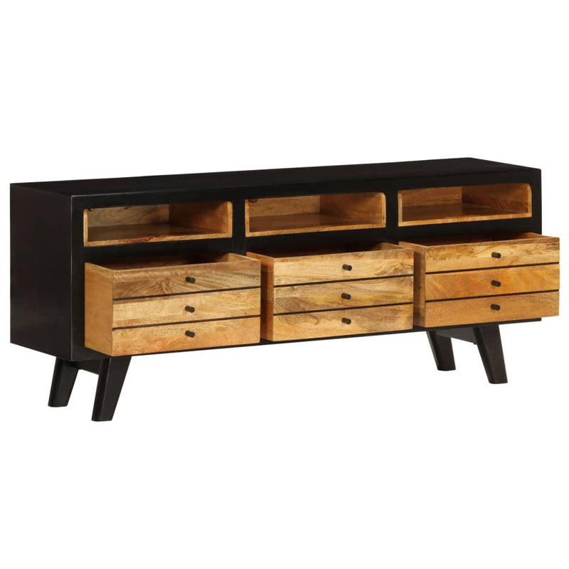 vidaXL TV-Schrank Mangoholz Massiv 120 x 30 x 50 cm