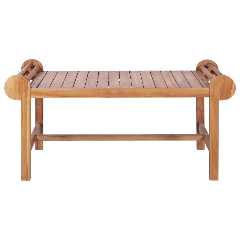 Couchtisch 100 x 50 x 45 cm Teak Massiv