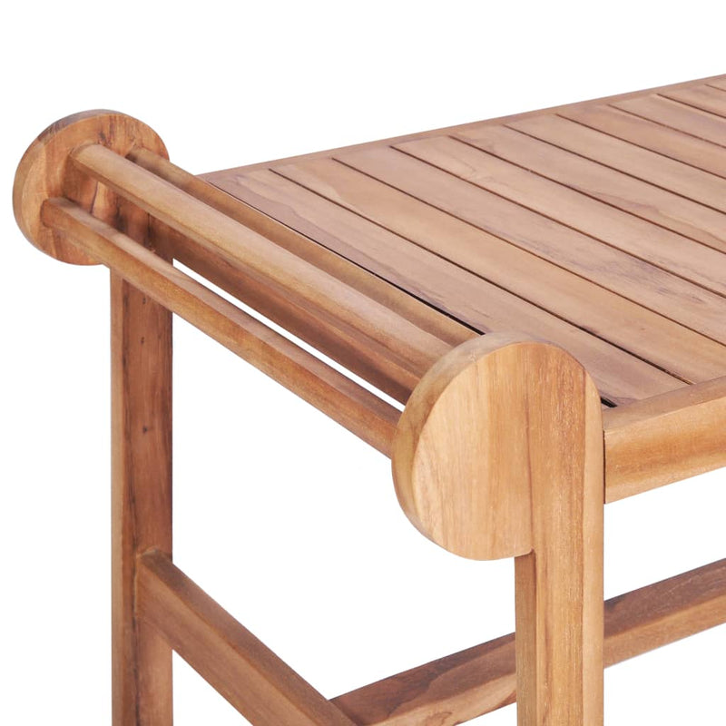 Couchtisch 100 x 50 x 45 cm Teak Massiv