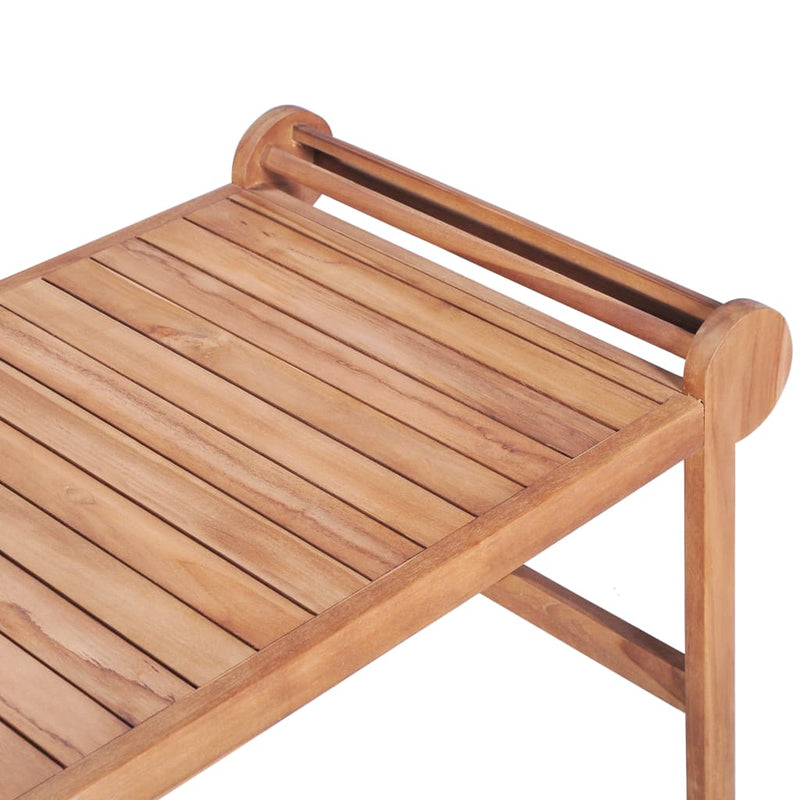 Couchtisch 100 x 50 x 45 cm Teak Massiv