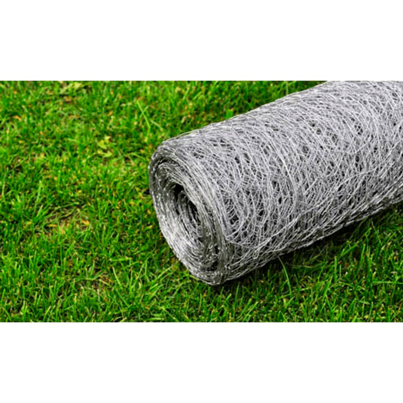 Maschendraht Verzinkter Stahl 25×0,75 m Silbern