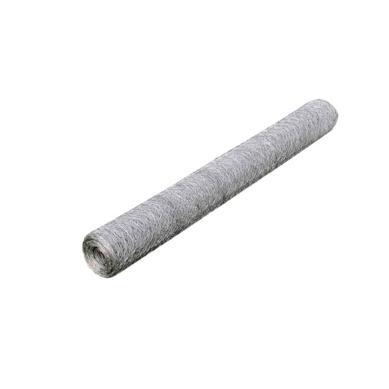 Maschendraht Verzinkter Stahl 25×1 m Silbern