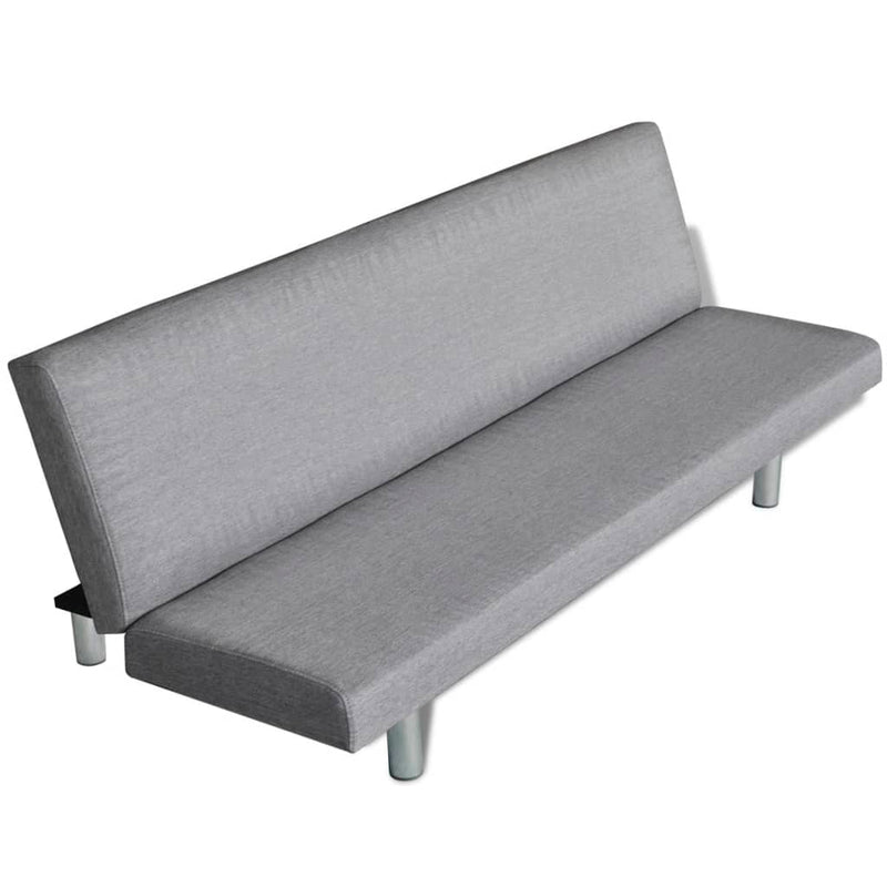 Schlafsofa Hellgrau Polyester