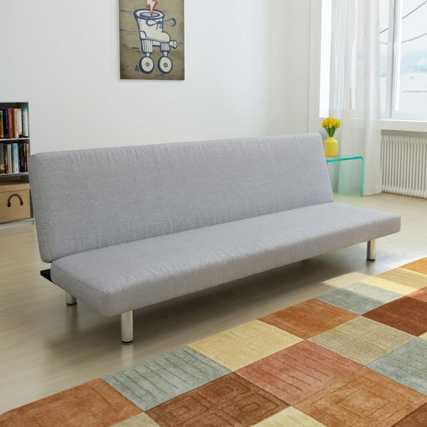 Schlafsofa Hellgrau Polyester