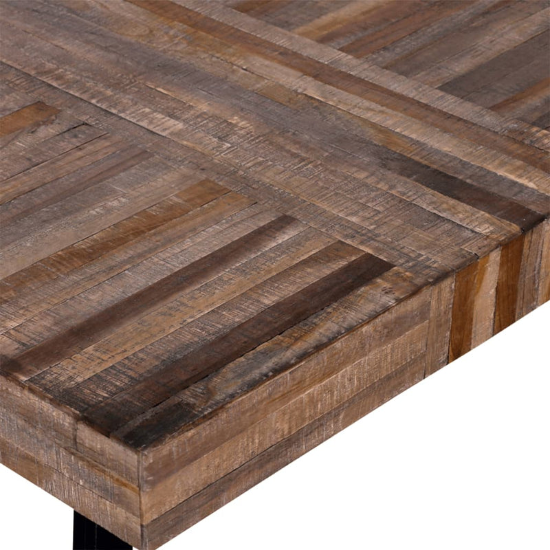 Couchtisch Quadratisch Recyceltes Holz Teak