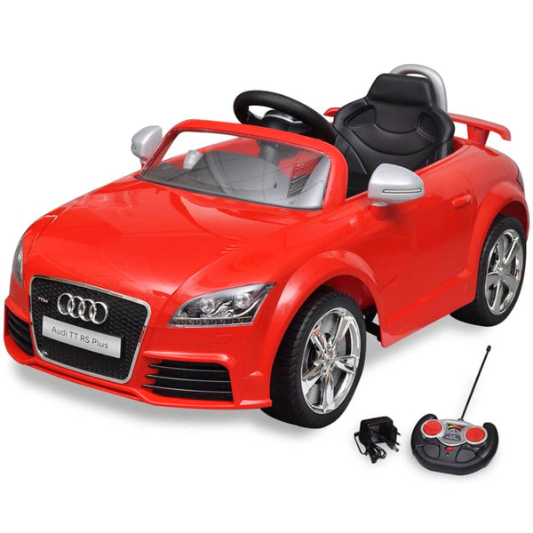 Audi TT RS Aufsitz-Auto für Kinder mit Fernsteuerung Rot