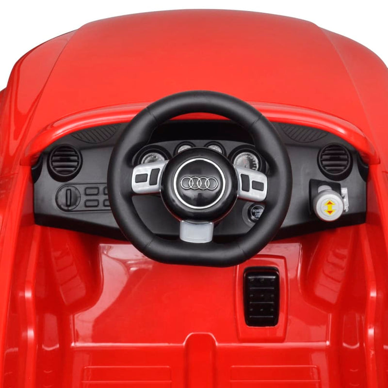 Audi TT RS Aufsitz-Auto für Kinder mit Fernsteuerung Rot