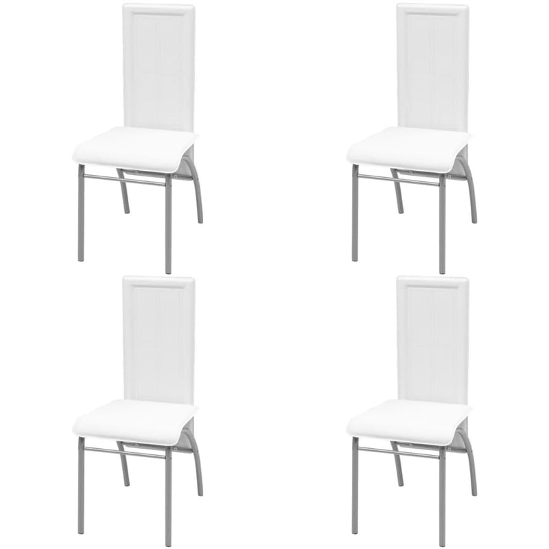 Fünfteilige Essgruppe Weiß