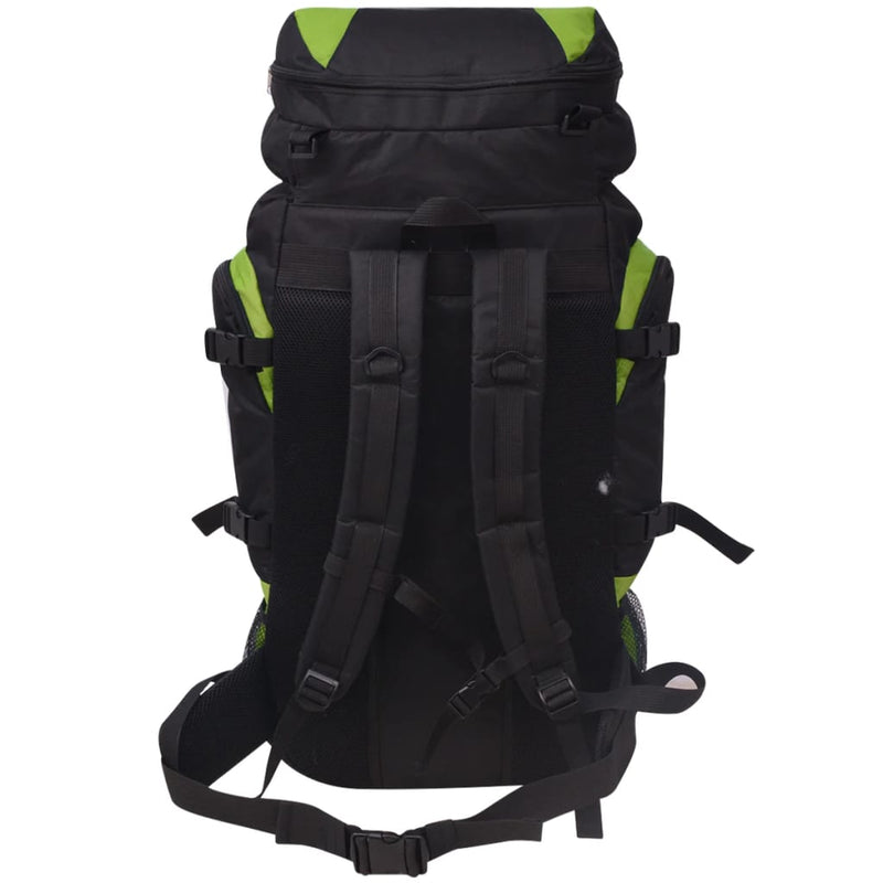 Wanderrucksack XXL 75 L schwarz und grün